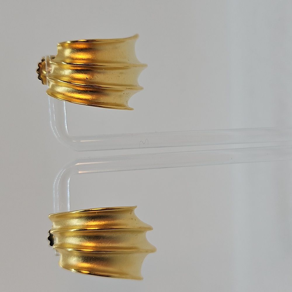 Avon Gold "Wing" Earrings
